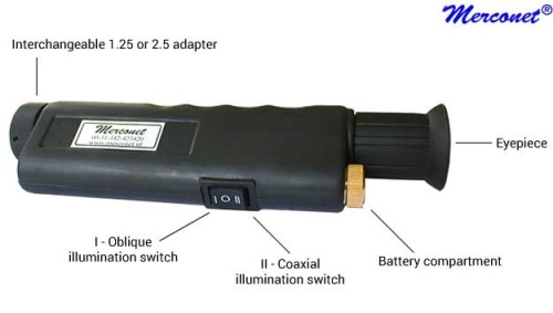 AUC5 Microscoop 400x 1,25/2,5 adapter